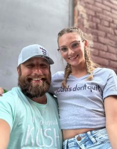 Amber Kinder with felon Kevin Lindke